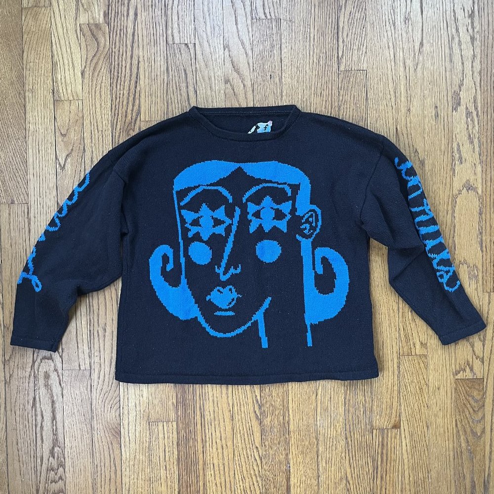 Gentle Thrills Jester knit pullover sweater
